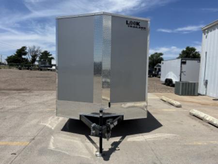 New 2025 Look Trailers 7' X 12 DLX Srewless Cargo 0.80 Composite Sides