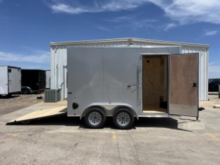New 2025 Look Trailers 7' X 12 DLX Srewless Cargo 0.80 Composite Sides