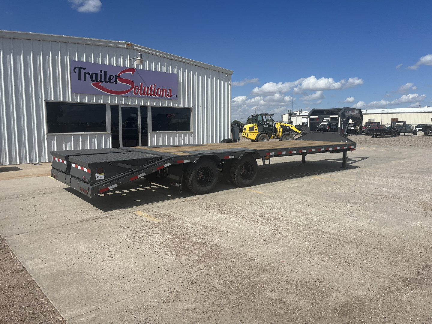 New 2025 Buckshot MFG Bolt 28R Flatbed Trailer