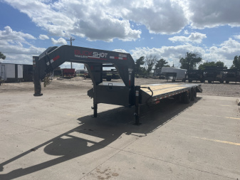 New 2025 Buckshot MFG Bolt 28R Flatbed Trailer
