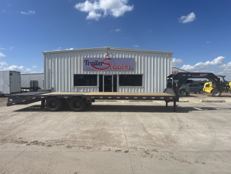 New 2025 Buckshot MFG Bolt 28R Flatbed Trailer