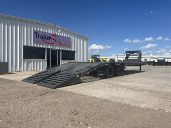 New 2025 Buckshot MFG Bolt 28R Flatbed Trailer