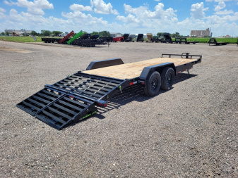 New 2025 Load Trail 83"x22' BP Carhauler Trailer W/Max Ramps