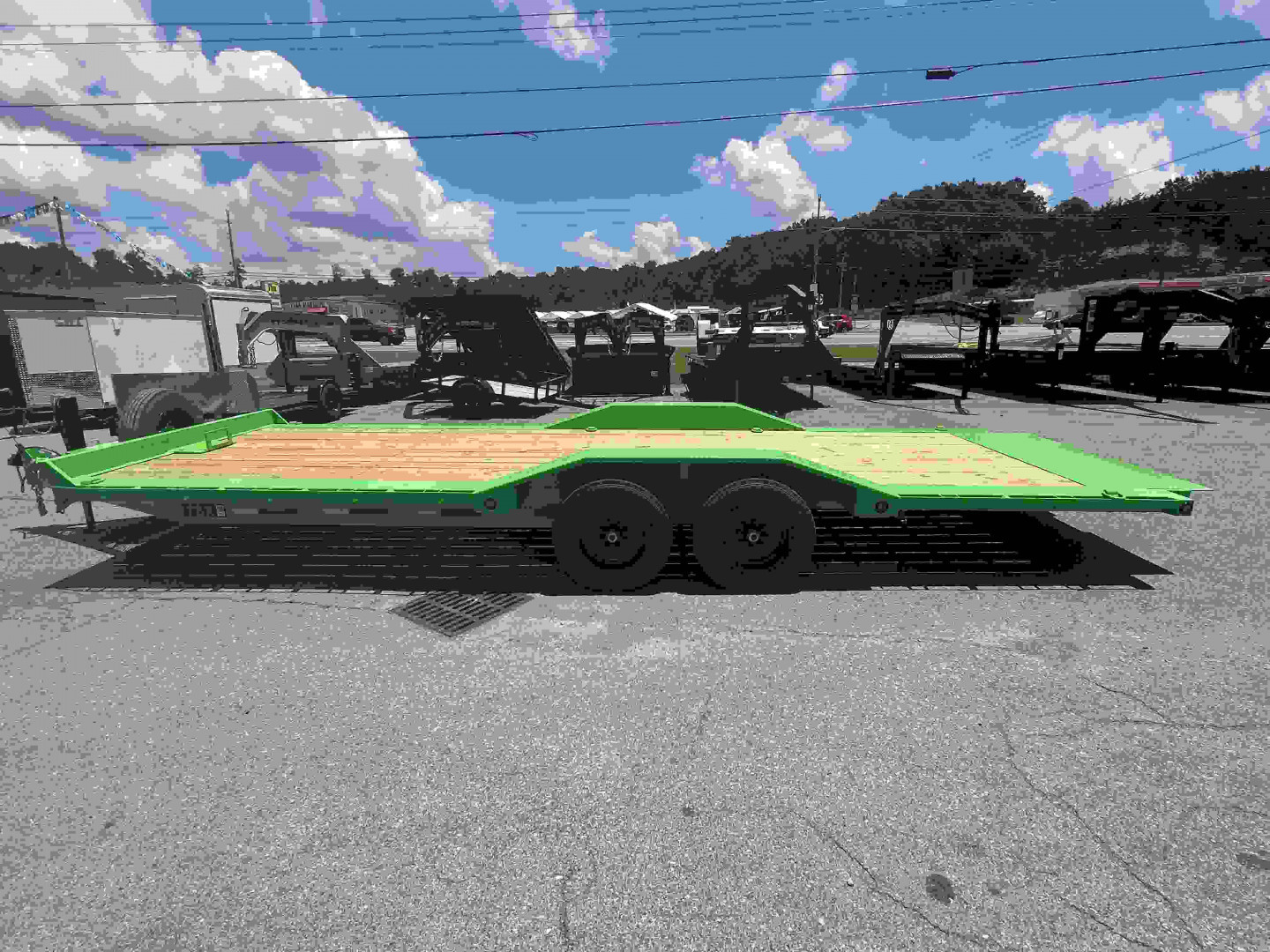 New 2025 MAXX-D T8B 16K 24' HY JACK 12" O/C TORSION D/O F Equipment Trailer