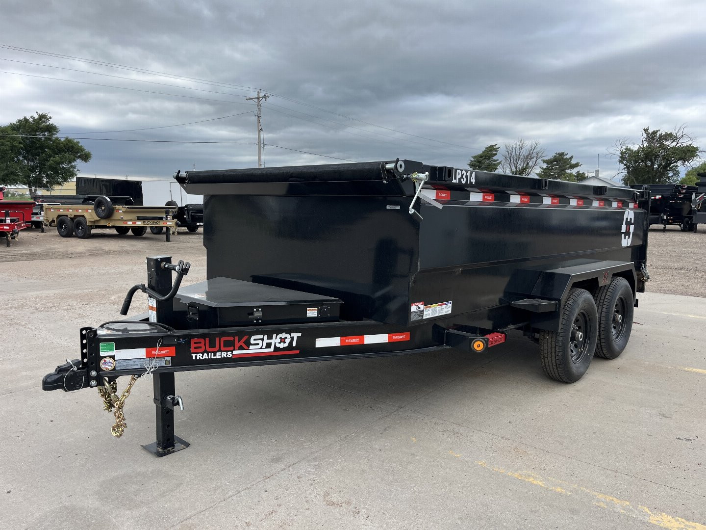 New 2025 Buckshot MFG LP314 Dump Trailer