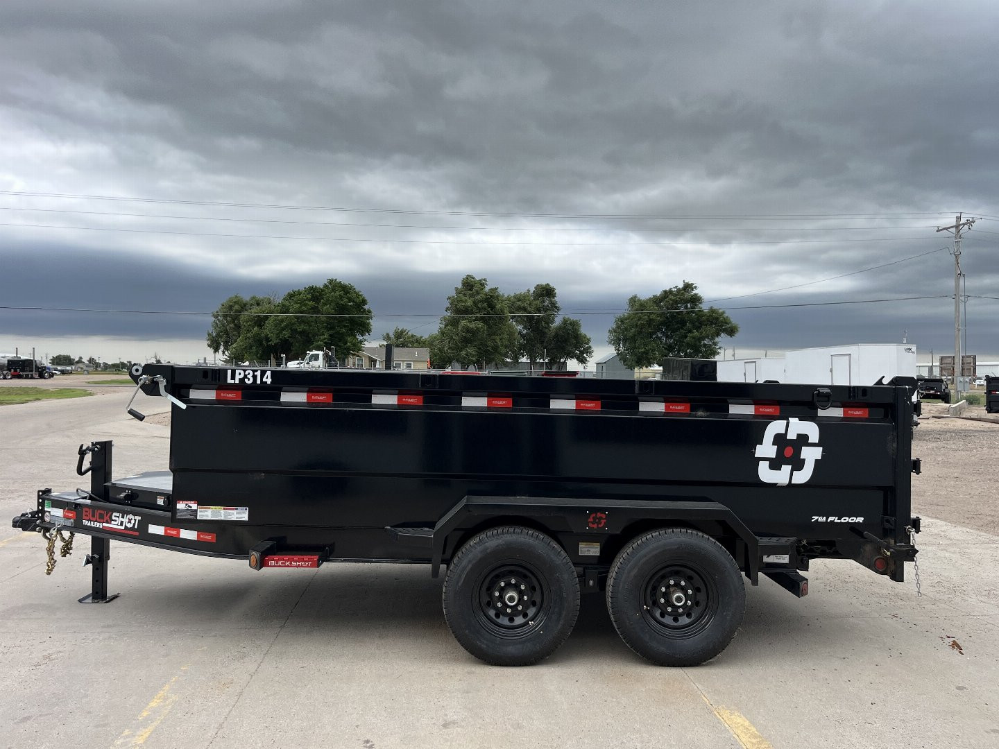 New 2025 Buckshot MFG LP314 Dump Trailer