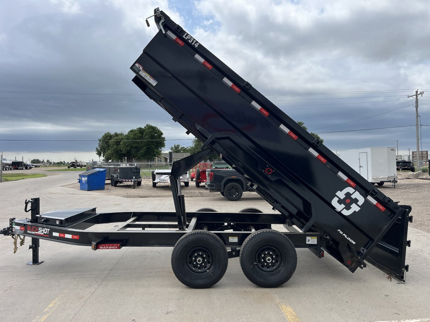 New 2025 Buckshot MFG LP314 Dump Trailer