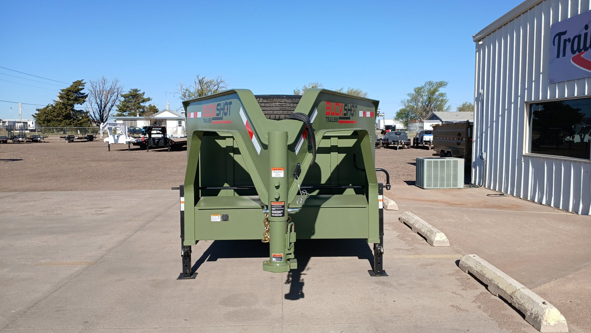 New 2025 BUCKSHOT MFG TGLP414 Dump Trailer