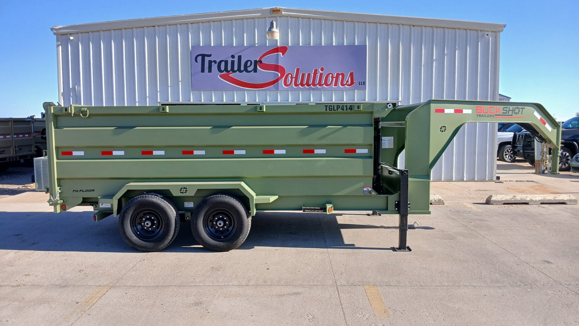 New 2025 BUCKSHOT MFG TGLP414 Dump Trailer