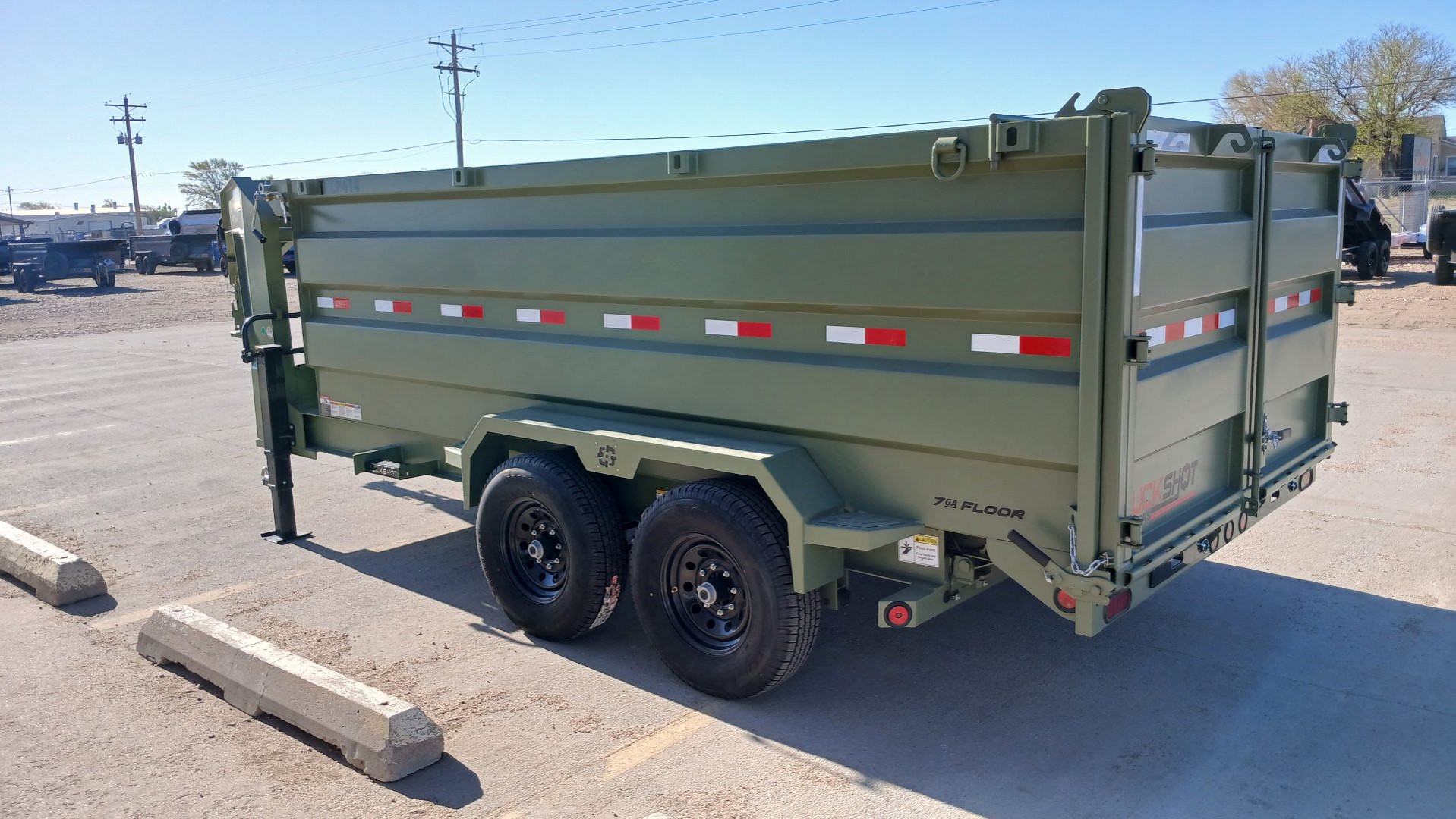 New 2025 BUCKSHOT MFG TGLP414 Dump Trailer