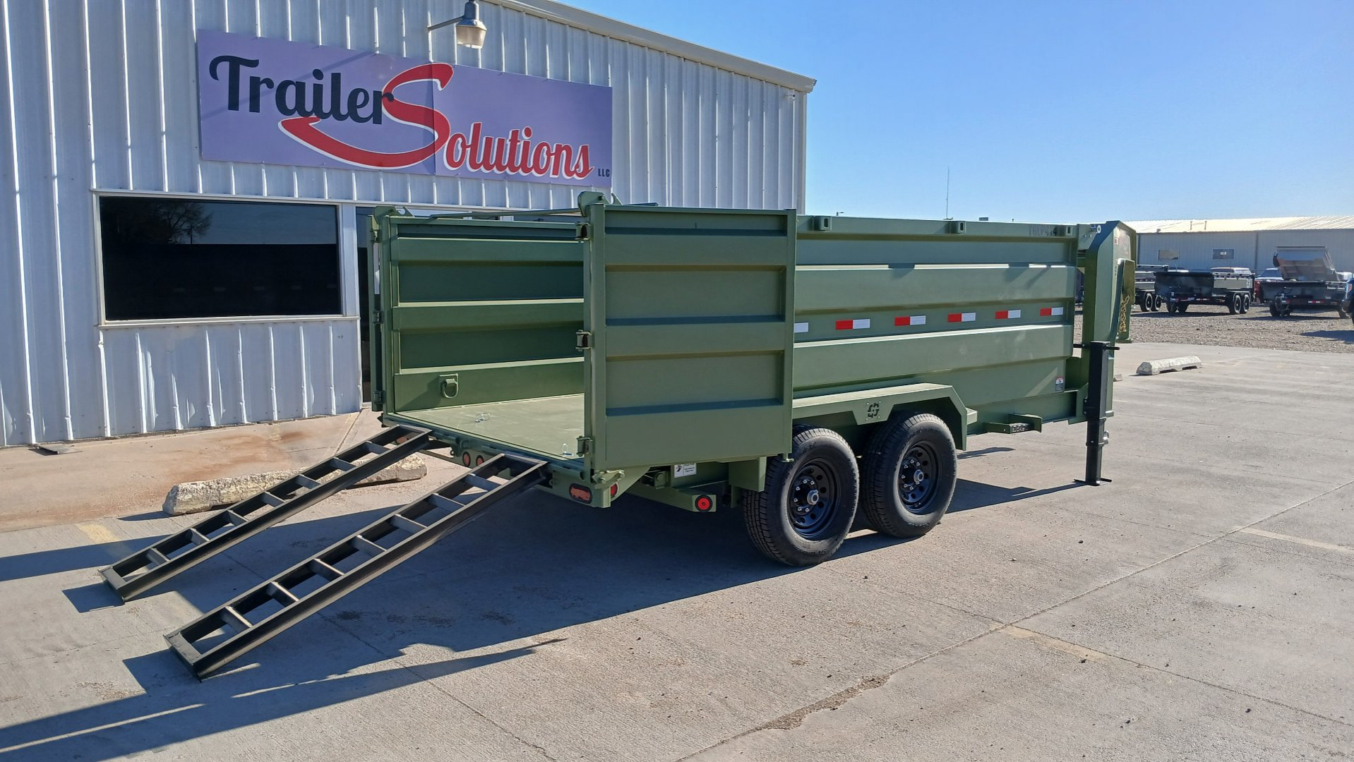 New 2025 BUCKSHOT MFG TGLP414 Dump Trailer