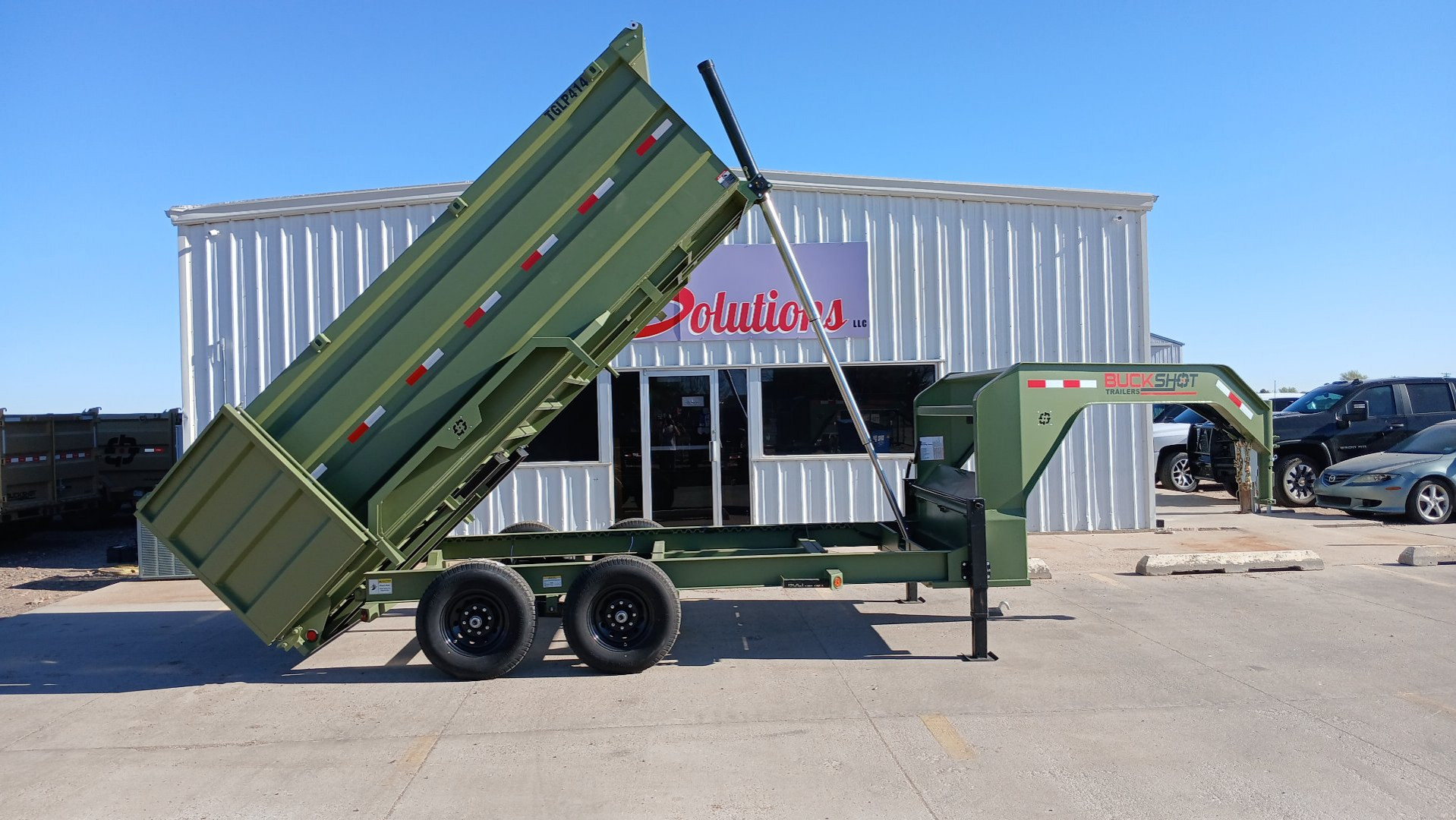 New 2025 BUCKSHOT MFG TGLP414 Dump Trailer