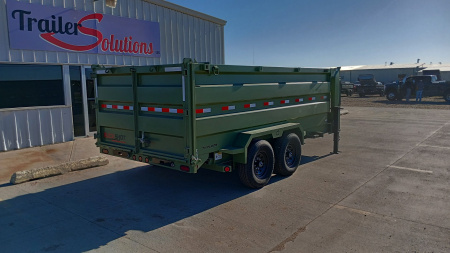 New 2025 BUCKSHOT MFG TGLP414 Dump Trailer