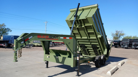 New 2025 BUCKSHOT MFG TGLP414 Dump Trailer