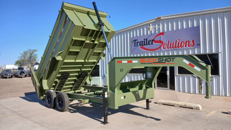 New 2025 BUCKSHOT MFG TGLP414 Dump Trailer