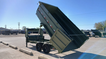 New 2025 BUCKSHOT MFG TGLP414 Dump Trailer