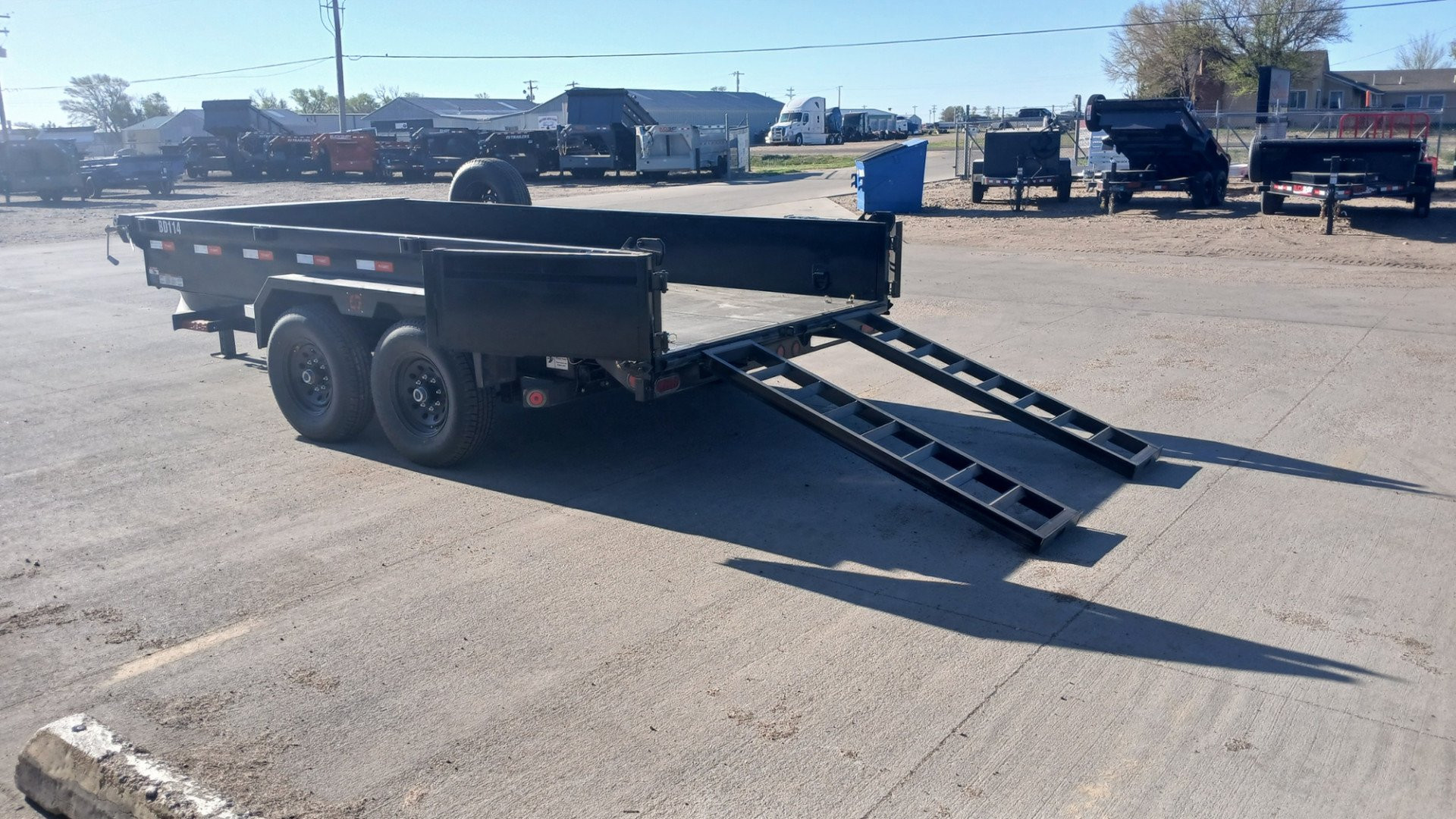 New 2025 Buckshot MFG BD114 Dump Trailer