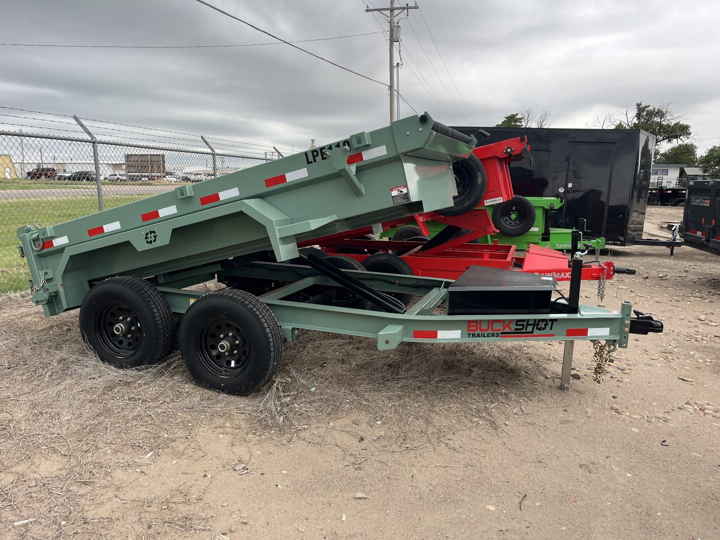 New 2024 BUCKSHOT MFG LPE110 Dump Trailer