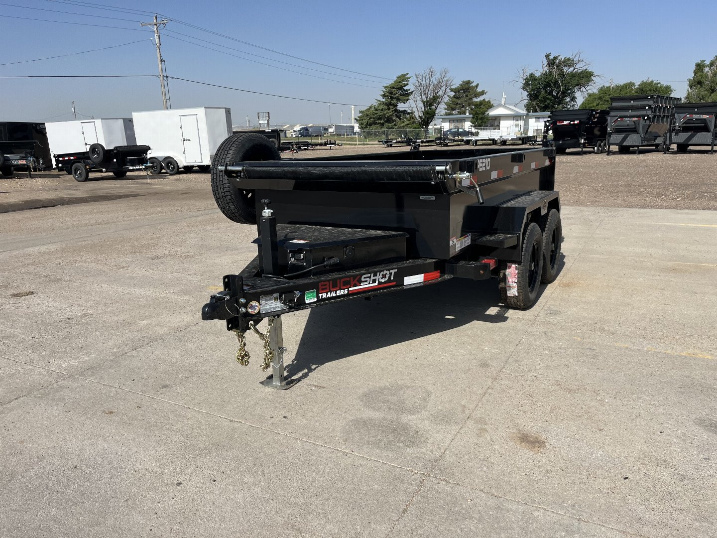 New 2025 Buckshot MFG LPE210 Dump Trailer