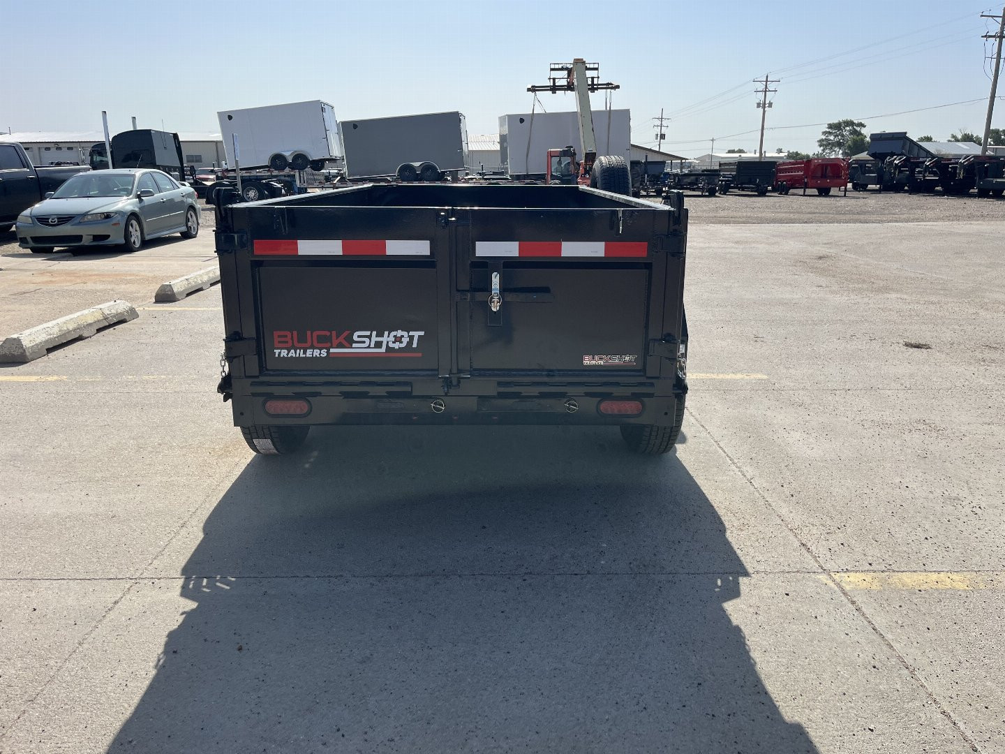 New 2025 Buckshot MFG LPE210 Dump Trailer