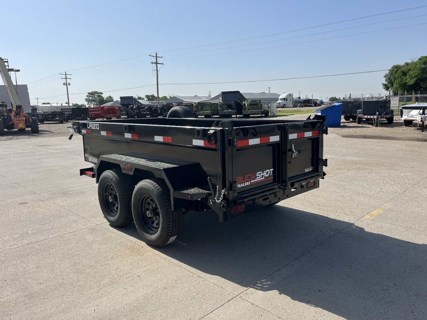 New 2025 Buckshot MFG LPE210 Dump Trailer