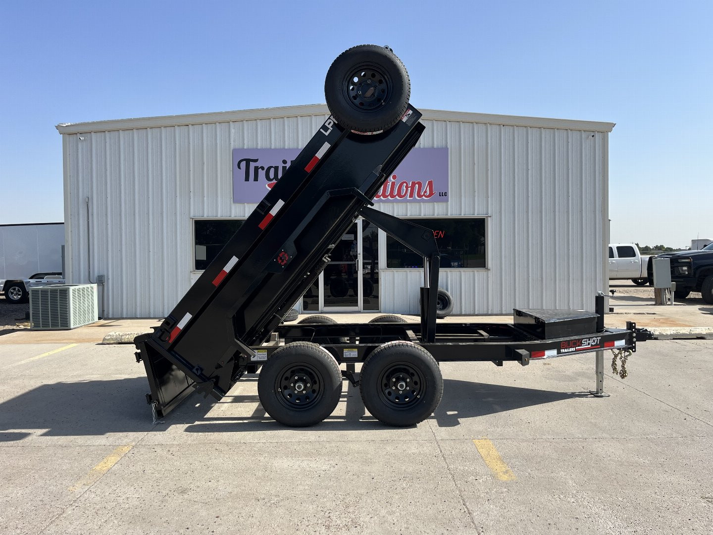 New 2025 Buckshot MFG LPE210 Dump Trailer