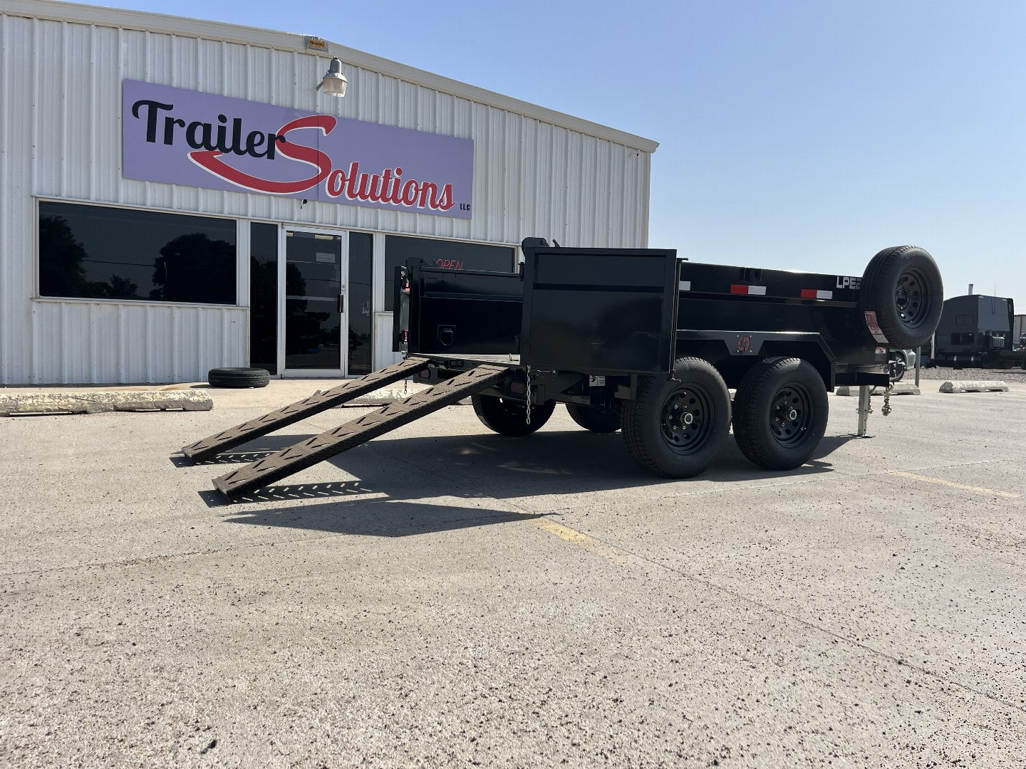 New 2025 Buckshot MFG LPE210 Dump Trailer
