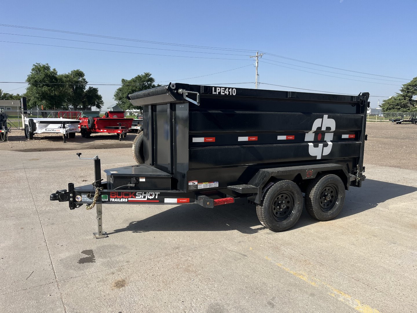 New 2025 Buckshot MFG LPE410 Dump Trailer