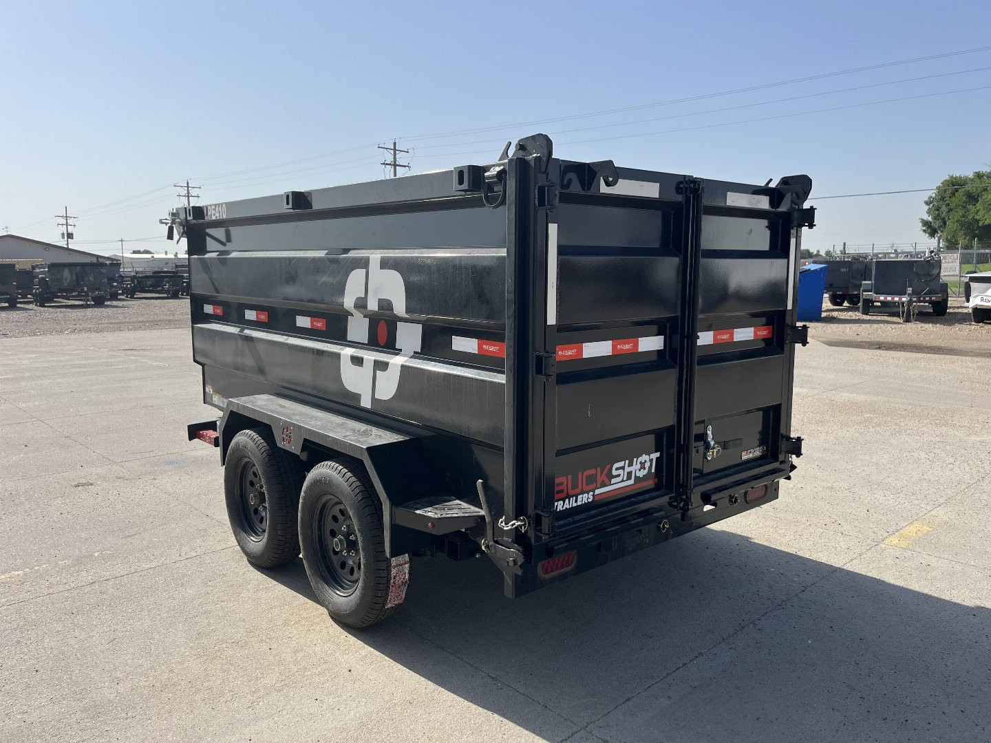 New 2025 Buckshot MFG LPE410 Dump Trailer