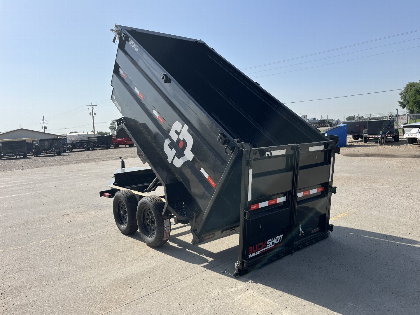 New 2025 Buckshot MFG LPE410 Dump Trailer