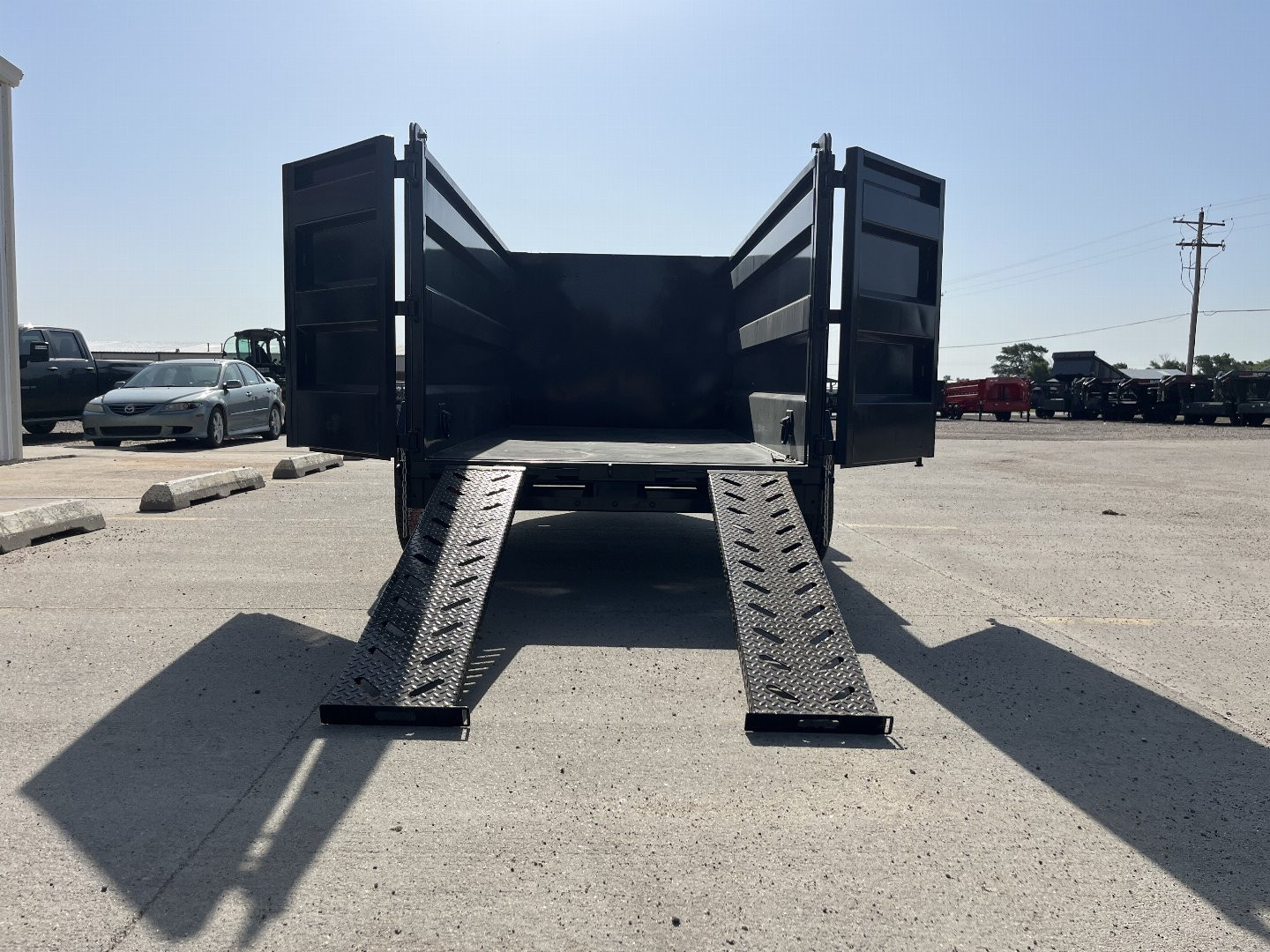 New 2025 Buckshot MFG LPE410 Dump Trailer