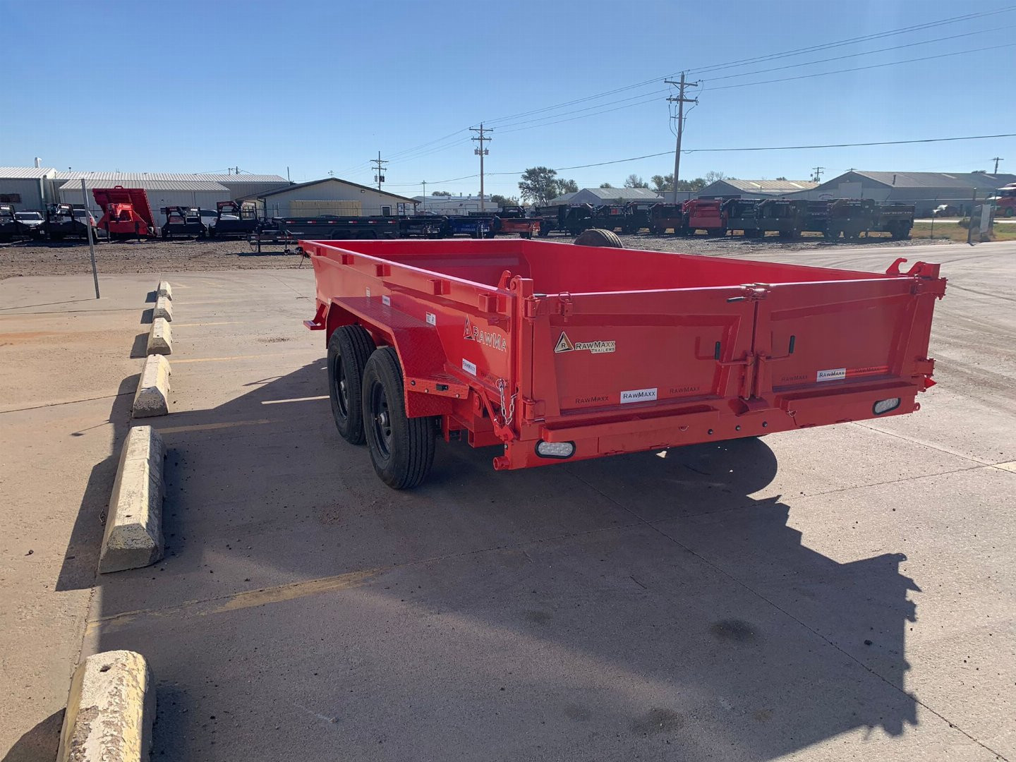 New 2025 RawMaxx GDX-14-27K Dump Trailer