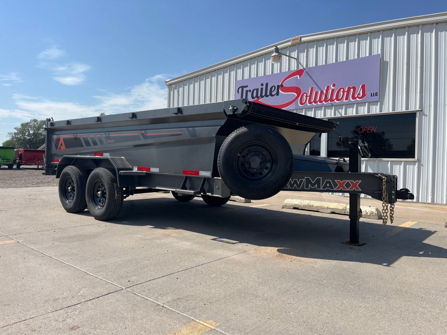New 2025 RawMaxx Kinght Dump Trailer