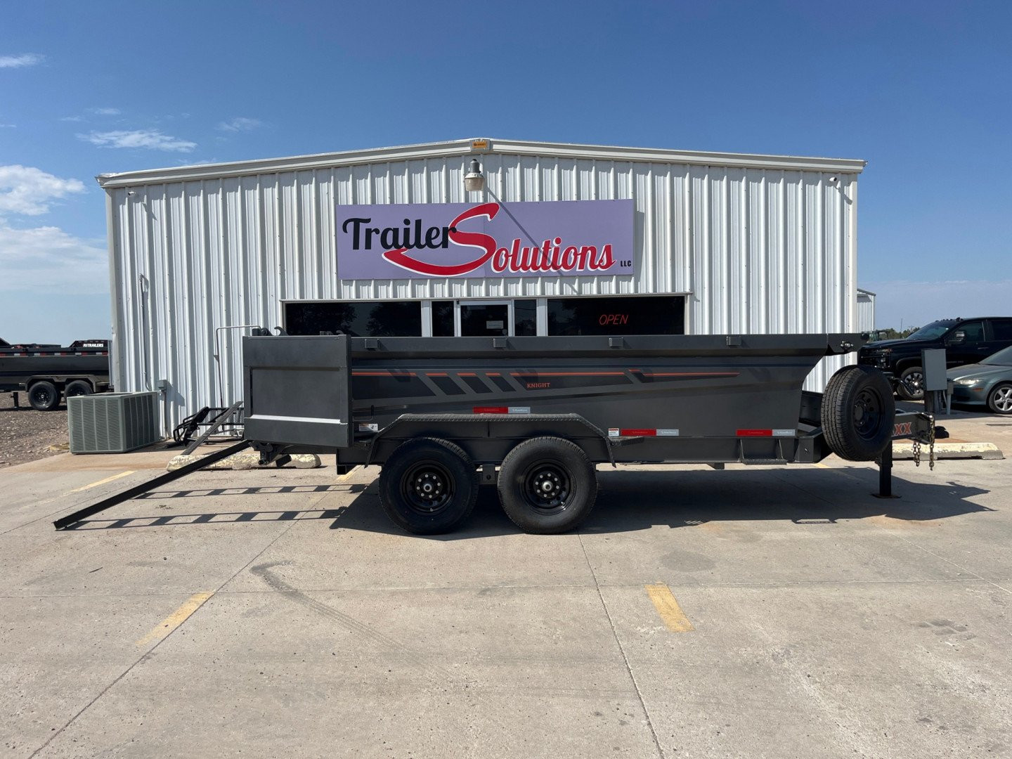 New 2025 RawMaxx Kinght Dump Trailer