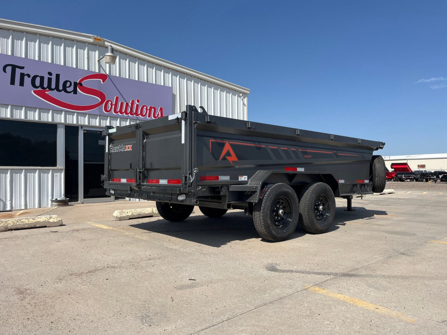 New 2025 RawMaxx Kinght Dump Trailer