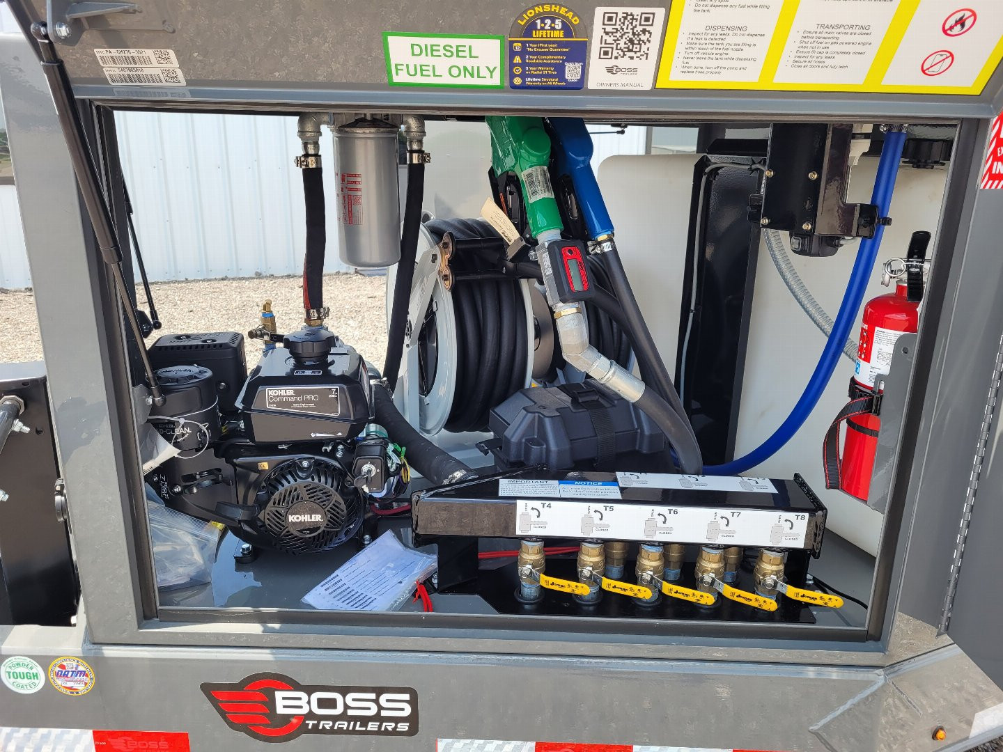 New 2025 Boss Trailers MT880 Multi Tank W/DEF Fuel Trailer