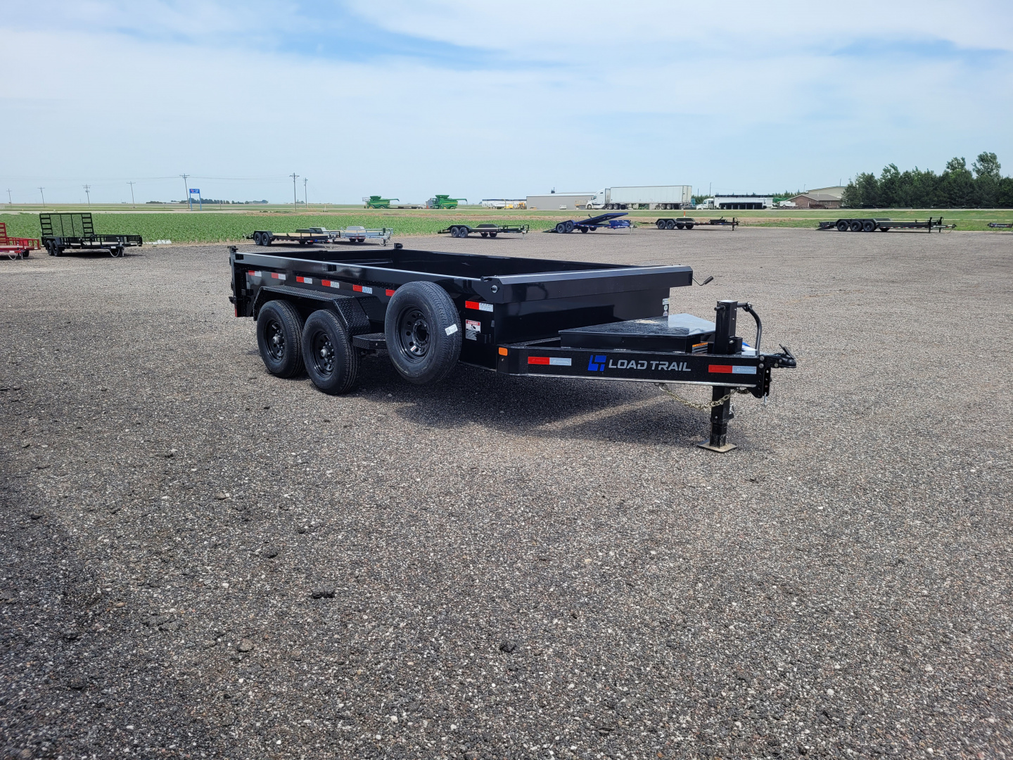 New 2025 Load Trail 83" x 14' DE Dump Trailer