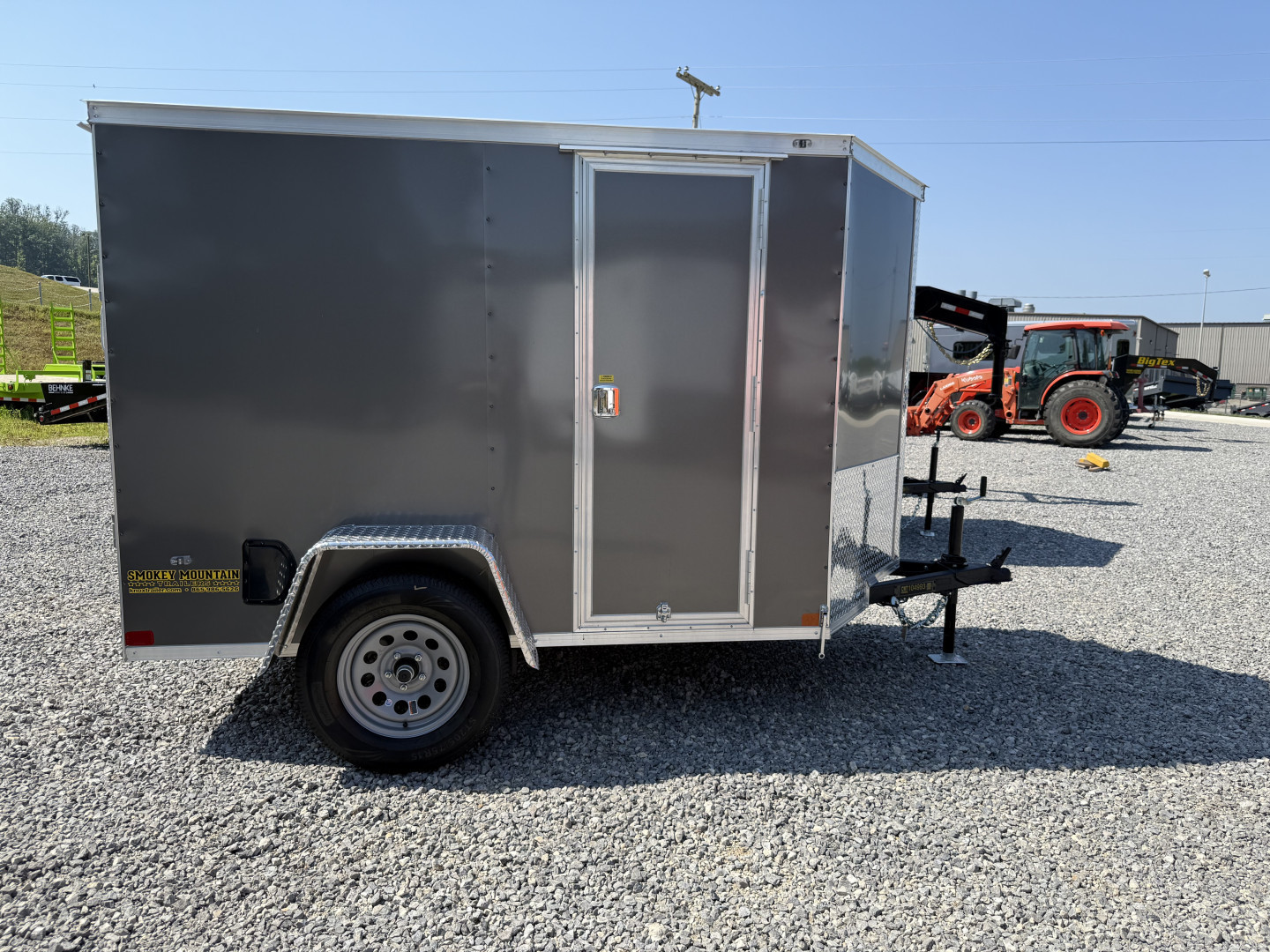 New 2025 Covered Wagon Trailers 5x8 SA 6' SIDE DOOR Cargo / Enclosed Trailer