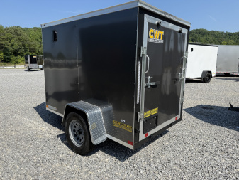 New 2025 Covered Wagon Trailers 5x8 SA 6' SIDE DOOR Cargo / Enclosed Trailer