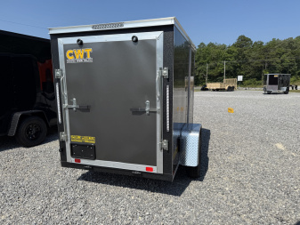 New 2025 Covered Wagon Trailers 5x8 SA 6' SIDE DOOR Cargo / Enclosed Trailer