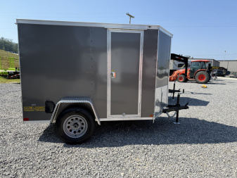 New 2025 Covered Wagon Trailers 5x8 SA 6' SIDE DOOR Cargo / Enclosed Trailer
