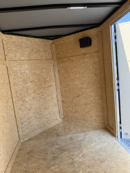 New 2025 Covered Wagon Trailers 5x8 SA 6' SIDE DOOR Cargo / Enclosed Trailer
