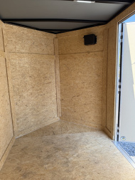 New 2025 Covered Wagon Trailers 5x8 SA 6' SIDE DOOR Cargo / Enclosed Trailer