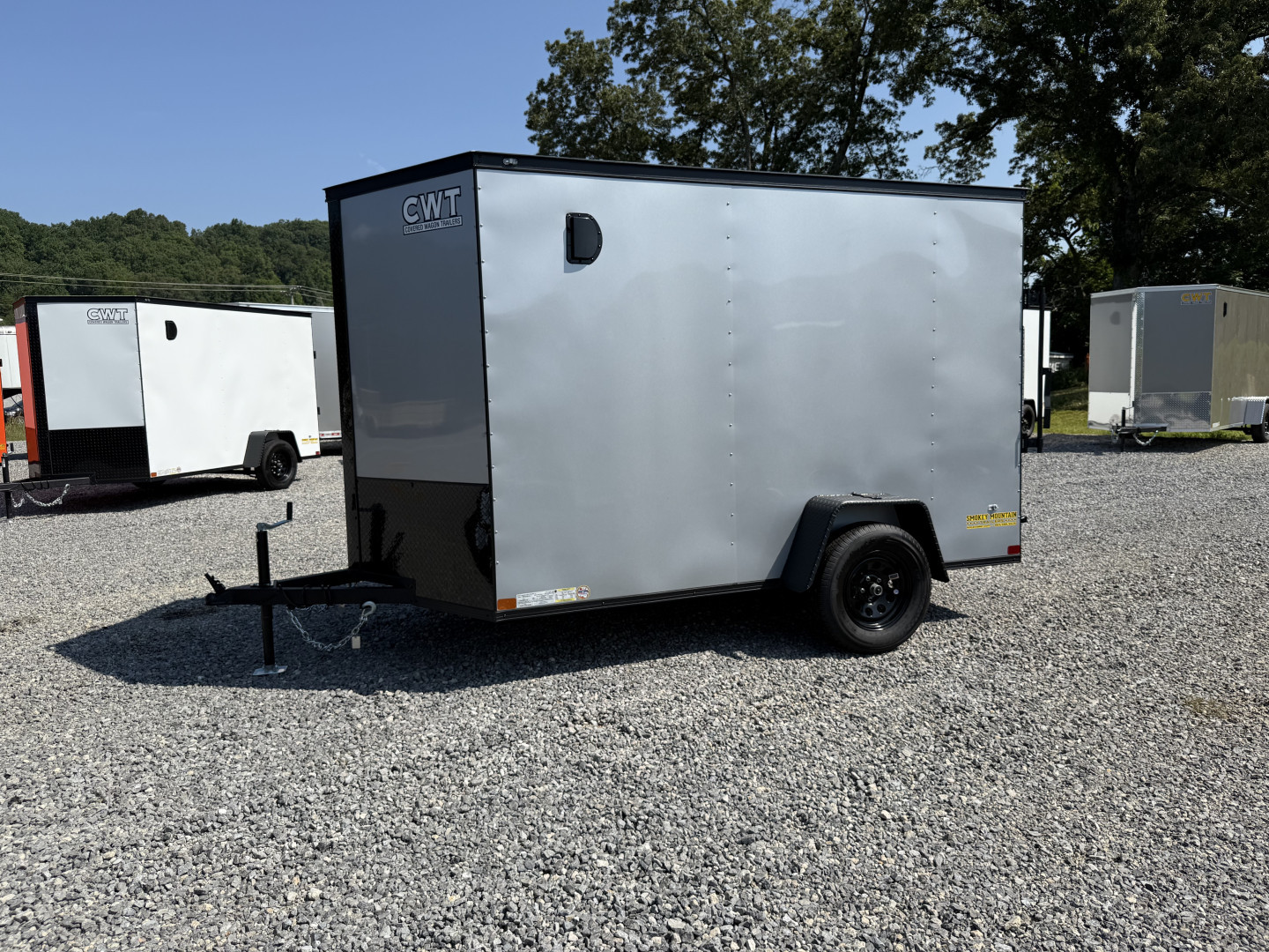 New 2025 Covered Wagon Trailers 6X10 SA B/O Cargo / Enclosed Trailer