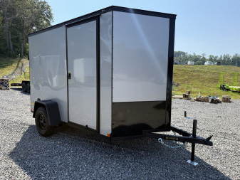 New 2025 Covered Wagon Trailers 6X10 SA B/O Cargo / Enclosed Trailer