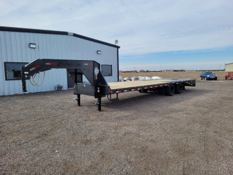 New 2025 LOAD TRAIL 102" X 30' LOW-PRO GOOSENECK DECKOVER TRAILER