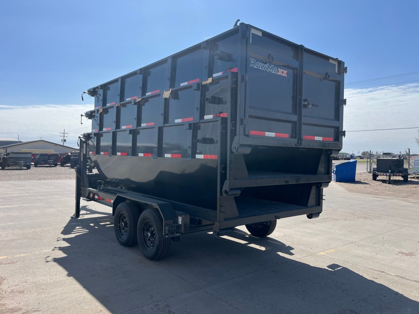 New 2025 RawMaxx Roll Off Dump Trailer
