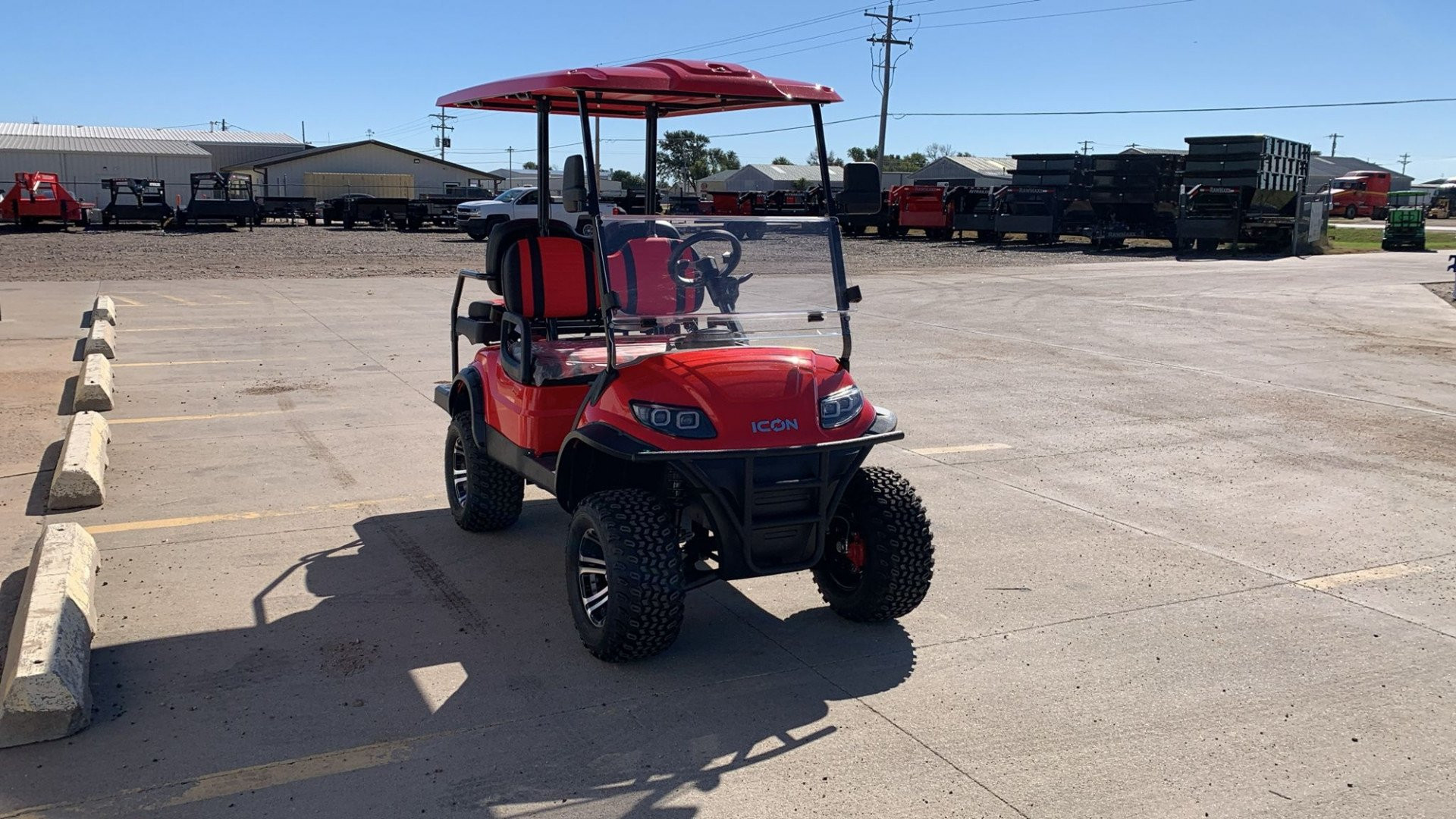 New 2023 Icon Trailers I40L Golf Cart