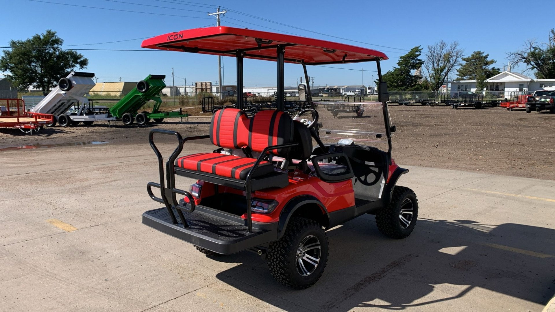 New 2023 Icon Trailers I40L Golf Cart