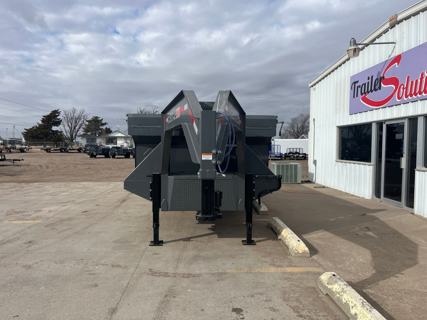 New 2025 RawMaxx 18' X 96" Tandem Dual Dump Trailer Dump Trailer
